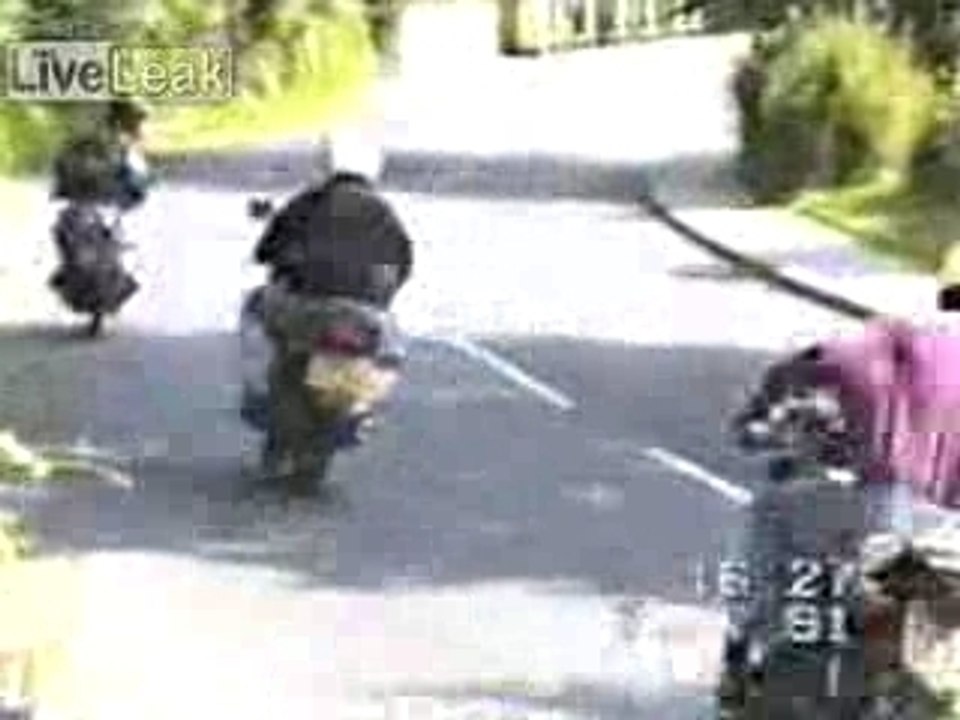 Accident motobike