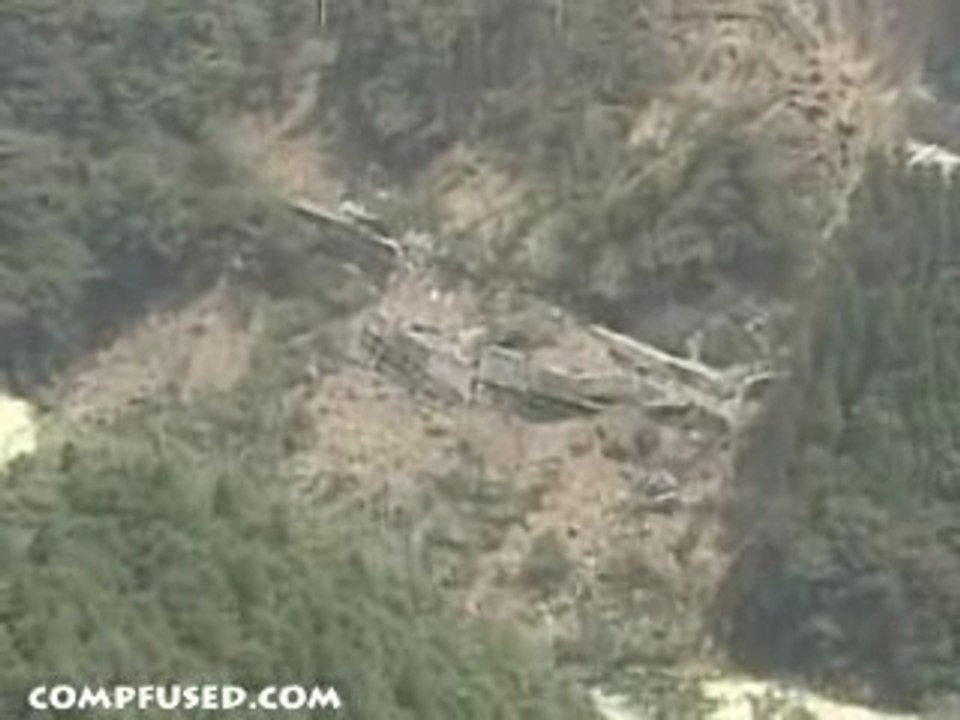 Eboulement de terrain