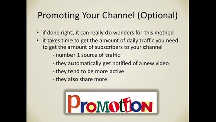 Earn a Living on YouTube Channel Promotion