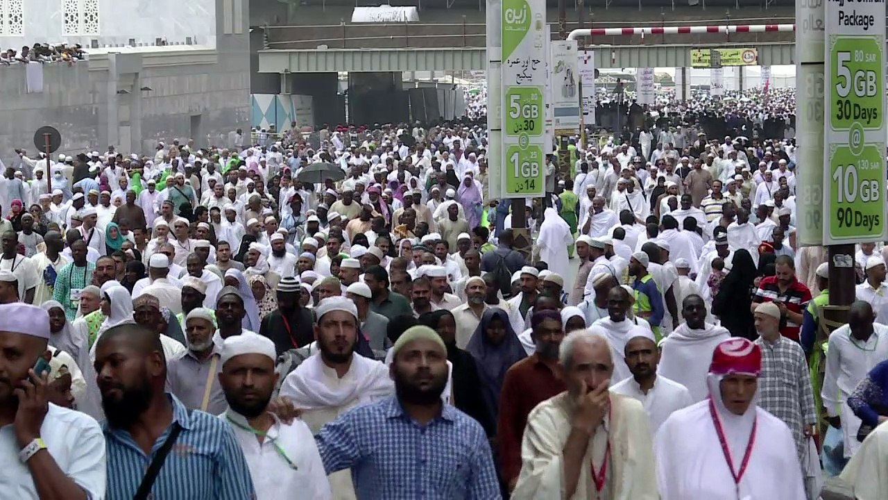 Fast 1,5 Millionen muslimische Pilger in  Mekka