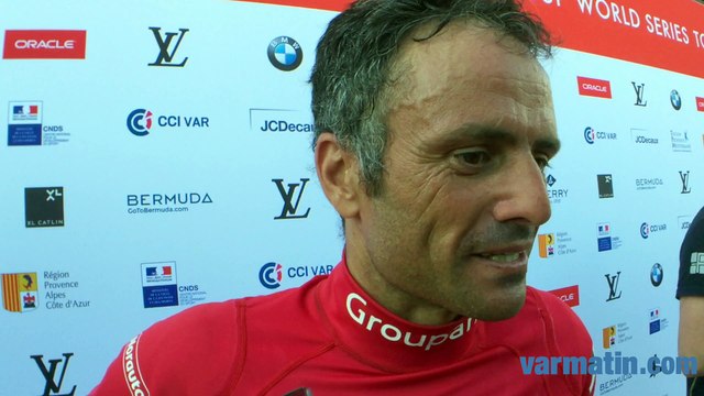 America's cup: Franck Cammas heureux de la progression de Groupama