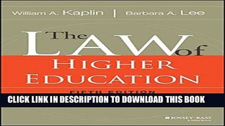 [PDF] The Law of Higher Education, 5th Edition: Student Version Full Online