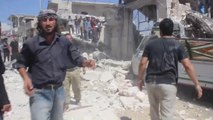 Suriye Rejimi Etarib'de Sivil Yerleşim Yerlerini Vurdu: 