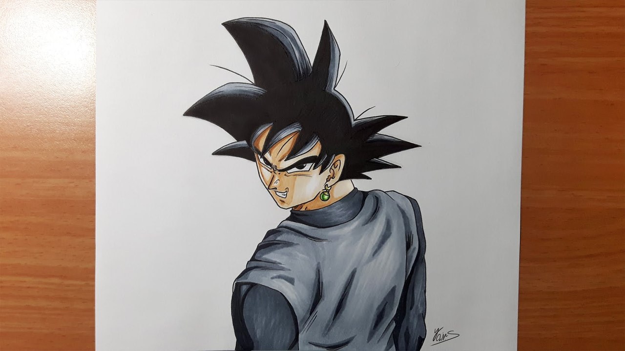 Dessiner Goku Black - Dragon Ball Super