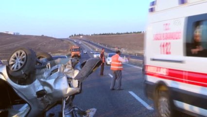 Trafik Kazası: 1 Ağır 6 Yaralı