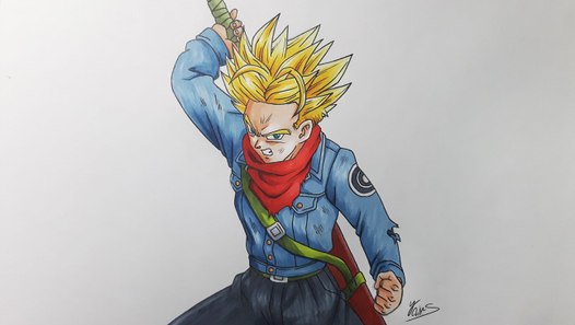 Dessiner Future Trunks Super Saiyan - Dragon Ball Super - Vidéo Dailymotion