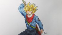 Dessiner Future Trunks Super Saiyan - Dragon Ball Super