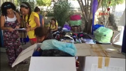 Bodrum'daki Yardımlar Suriyeli Ailelerin Yüzünü Güldürdü