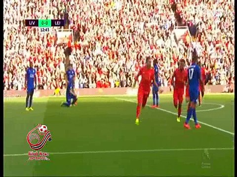 اهداف الشوط الاول ( ليفربول 2-1 ليستر سيتي ) الدوري الانجليزي