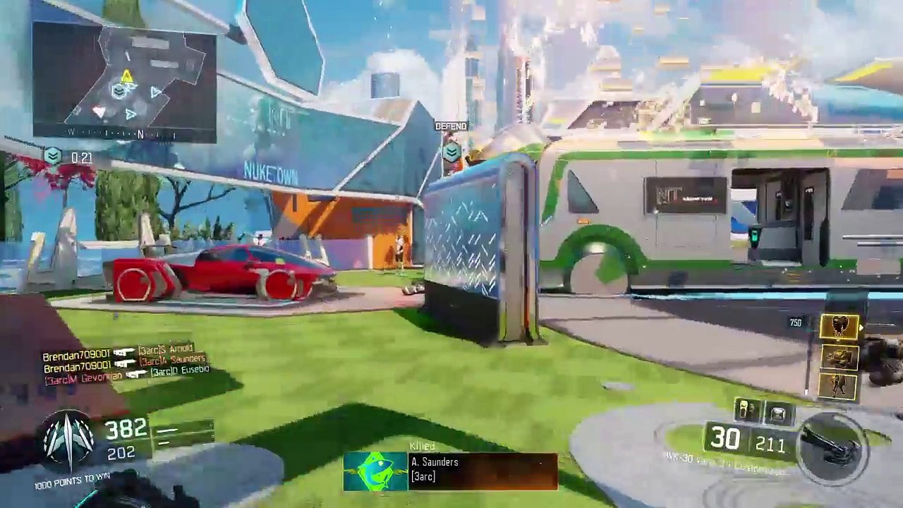 1000 Point Hardpoint: HVK-30 Destruction | Hardened Bots [Call of Duty: Black Ops 3] (2)