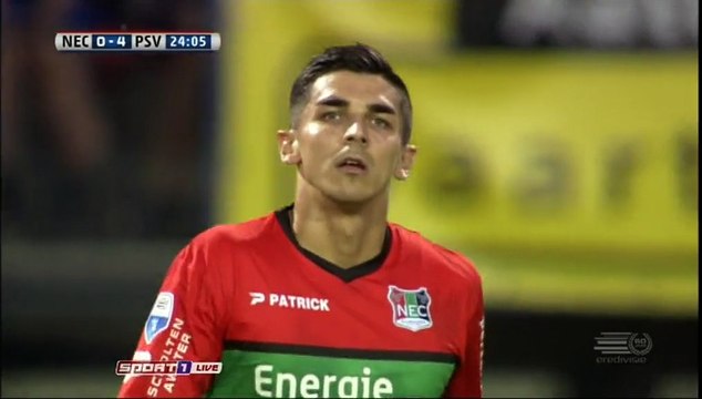 0-4 Luuk de Jong Goal Holland Eredivisie - 10.09.2016 NEC Nijmegen 0-4 PSV Eindhoven