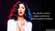 Marina and the Diamonds - True Colors-Cyndi Lauper Cover (Türkçe Çeviri)