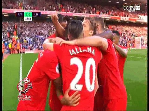 اهداف المباراة ( ليفربول 4-1 ليستر سيتي ) الدوري الانجليزى