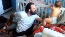 Funny videos: Funny Babies Don't Recognize Dad After Shaving Beard Compilation
