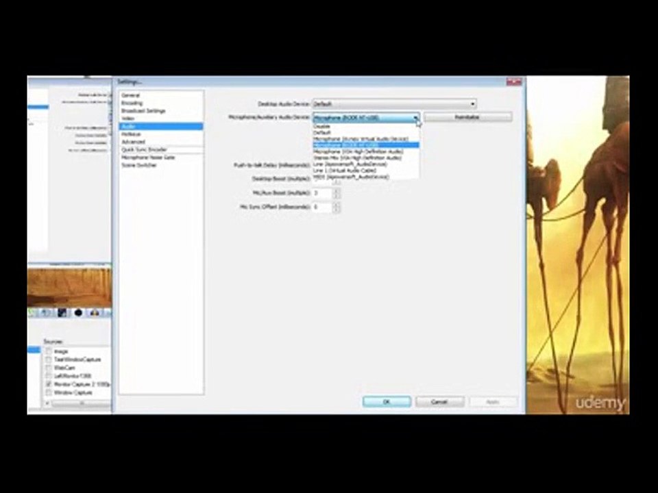 Open Broadcaster Software Part 5 - Audio Settings