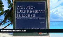 Big Deals  Manic-Depressive Illness: Bipolar Disorders and Recurrent Depression, Vol. 1, 2nd