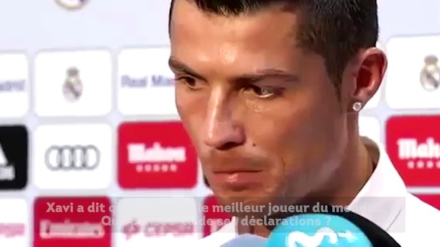 Cristiano Ronaldo dézingue Xavi !