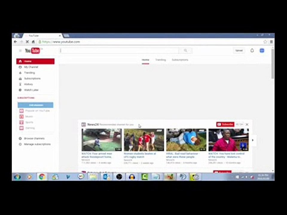 Time to upload to YouTube !