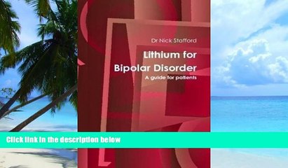 Big Deals  Lithium for Bipolar Disorder a Guide for Patients (Bipolar Information)  Best Seller