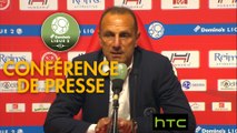 Conférence de presse Stade de Reims - Gazélec FC Ajaccio (2-0) : Michel DER ZAKARIAN (REIMS) - Jean-Luc VANNUCHI (GFCA) - 2016/2017