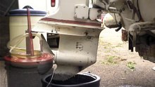 Evinrude Johnson outboard motor gear oil change