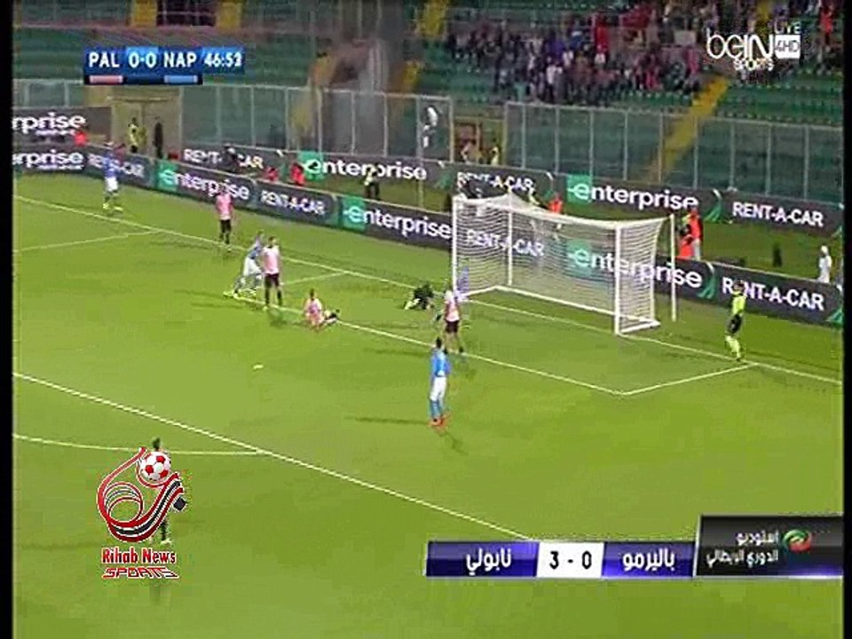 اهداف مباراة ( باليرمو 0-3 نابولي ) الدوري الايطالي