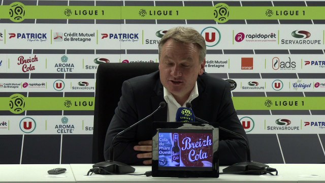La réaction de Frédéric Hantz après EAG-Montpellier (1-1)