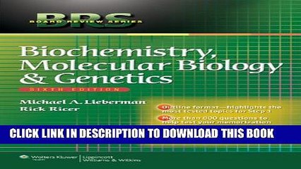 Collection Book BRS Biochemistry, Molecular Biology, and Genetics (Board Review Series)