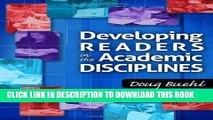 New Book Developing Readers in the Academic Disciplines