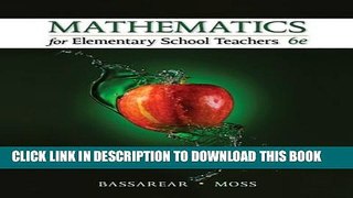 New Book Mathematics for Elementary School Teachers