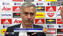 Manchester United 1-2 Manchester City - Jose Mourinho Post Match Interview