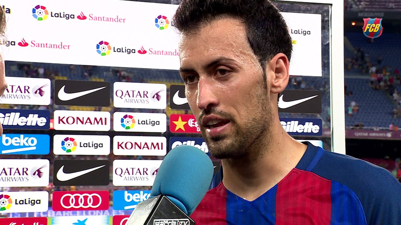 Sergio Busquets valora la derrota contra l’Alabès