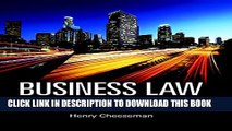 New Book Business Law: Legal Environment, Online Commerce, Business Ethics, and International