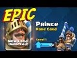 Unlocking and Attacking With EPIC Prince Card | Arena 1 Gameplay | Clash Royale