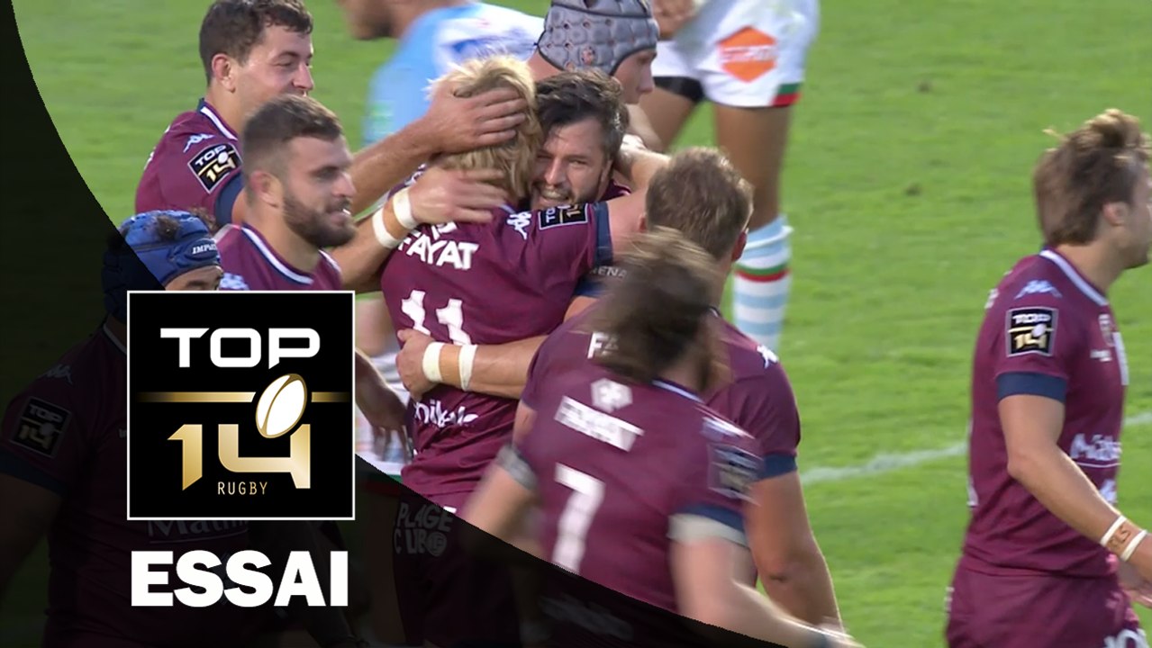 TOP 14 ‐ Essai Blair CONNOR (UBB) – Bordeaux-Bègles-Bayonne – J4 – Saison 2016/2017