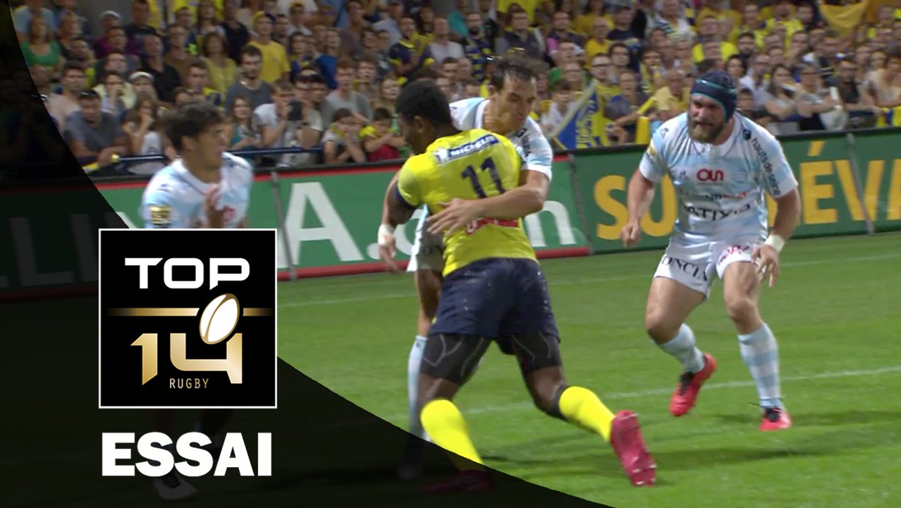 TOP 14 ‐ Essai 2 Noa NAKAITACI (ASM) – Clermont-Racing 92 – J4 – Saison 2016/2017