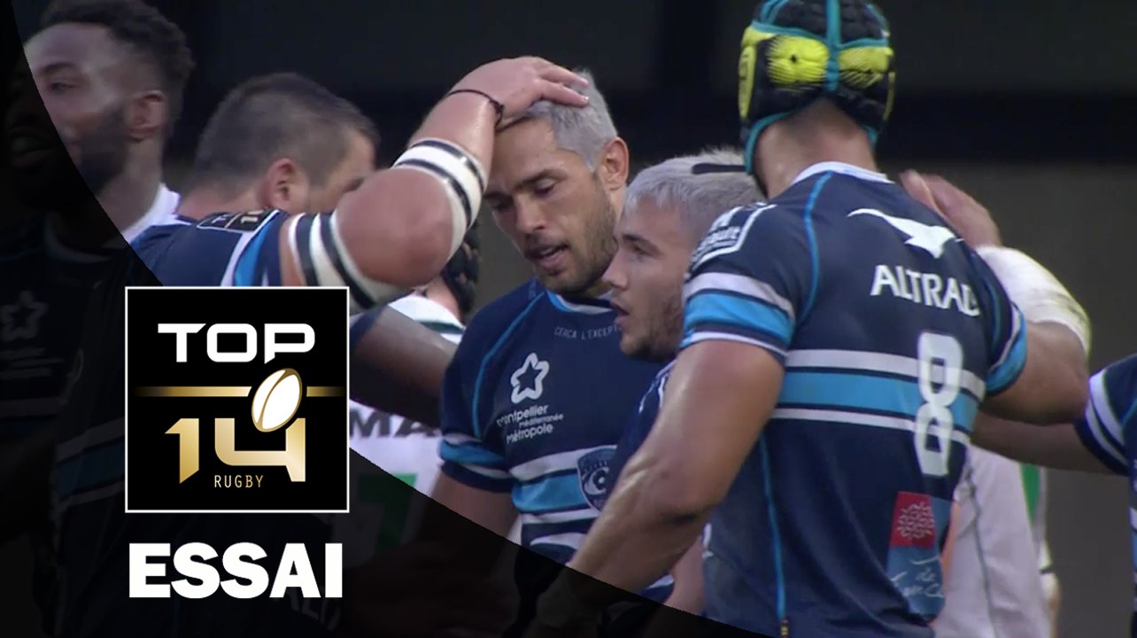 TOP 14 ‐ Essai Vincent MARTIN (MHR) – Montpellier-Pau – J4 – Saison 2016/2017