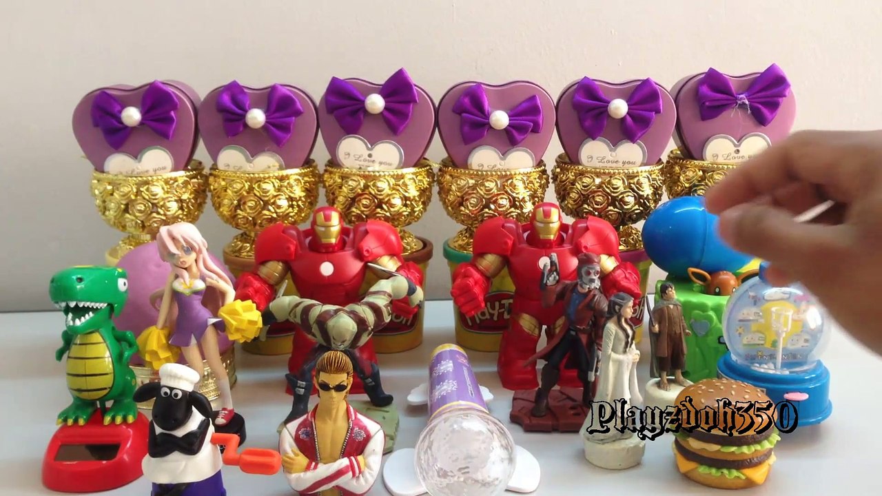 PLAY DOH SURPRISE EGGS,toys,Marvel Avengers, Iron Man,Guardians of the Galaxy Groot, Gamora, Raccoon, Star-Lord,The Lord