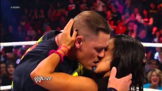 WWE JOHN CENA KISS WITH LANA OMG sep 2016