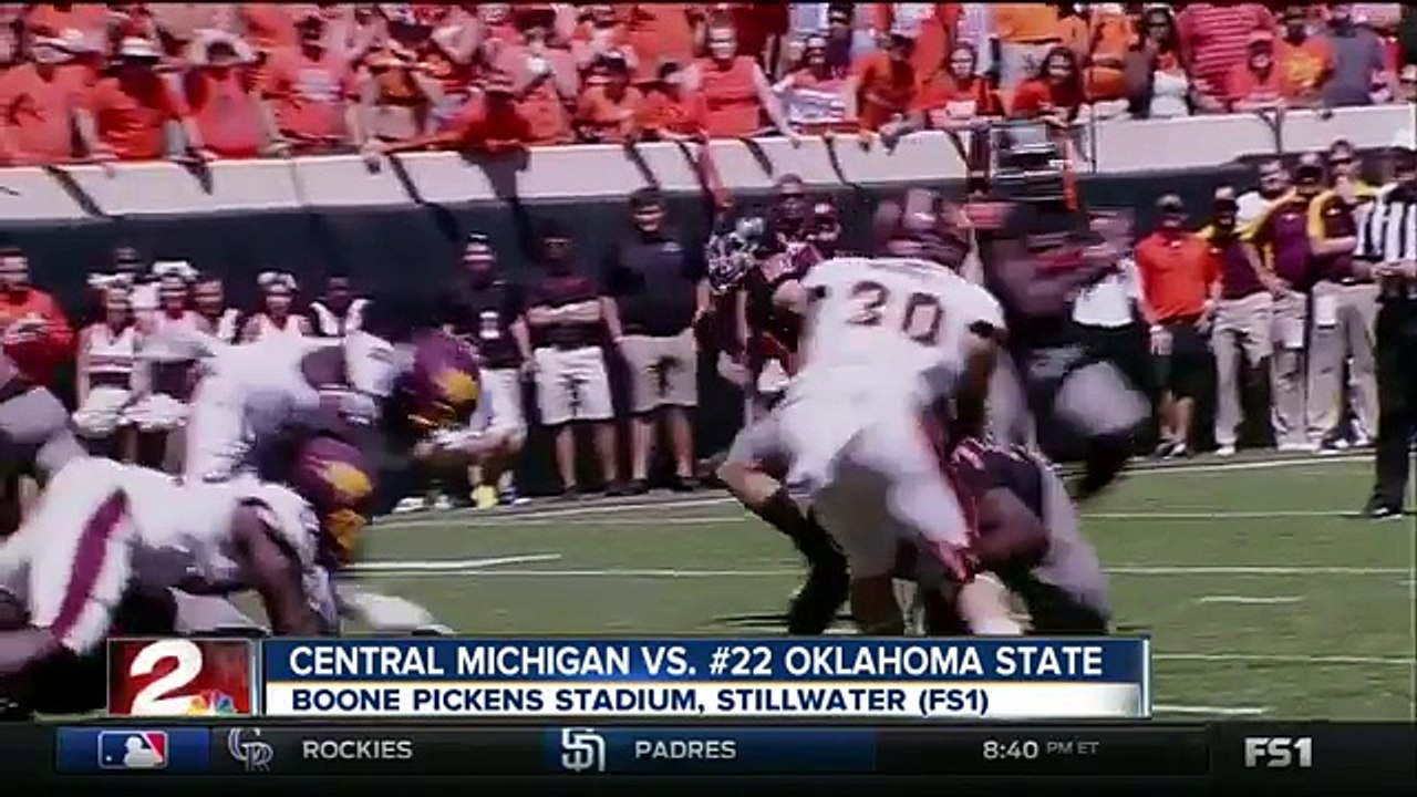 OSU Cowboys fall to Central Michigan 30-27
