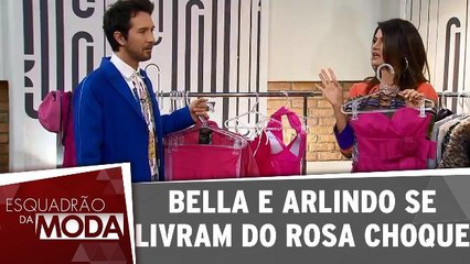Bella e Arlindo jogam o rosa choque no Lixo