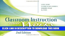 Collection Book Classroom Instruction That Works: Research-Based Strategies for Increasing Student