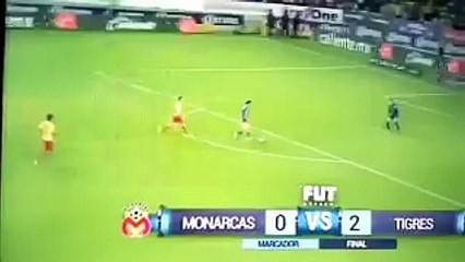 Gignac falló a puerta vacía el tercer gol de Tigres ante Monarcas
