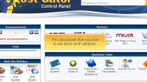 How to control who accesses your site by blocking IP addresses in cPanel