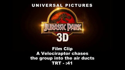 _Lattaque du Velociraptor_ Jurassic Park 3D Extrait [HD]