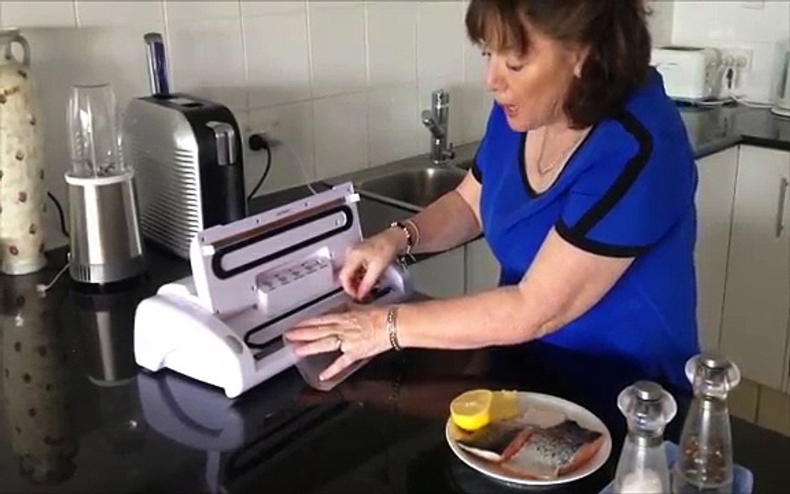 Vacuum Sealing Salmon For Sous Vide Cooking