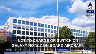 In Graphics- Government prohibits use of Samsung Note 7 on board aircraft - YouTube