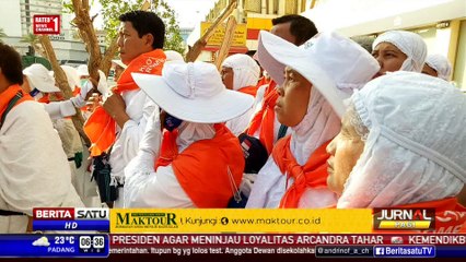 Jemaah Haji Indonesia Diberangkatkan ke Arafah Sejak Sabtu Pagi