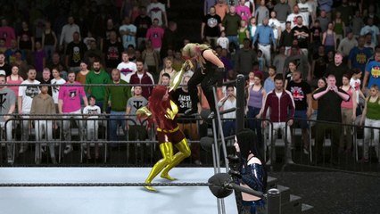 WWE 2K16 white phoenix v natalya/paige
