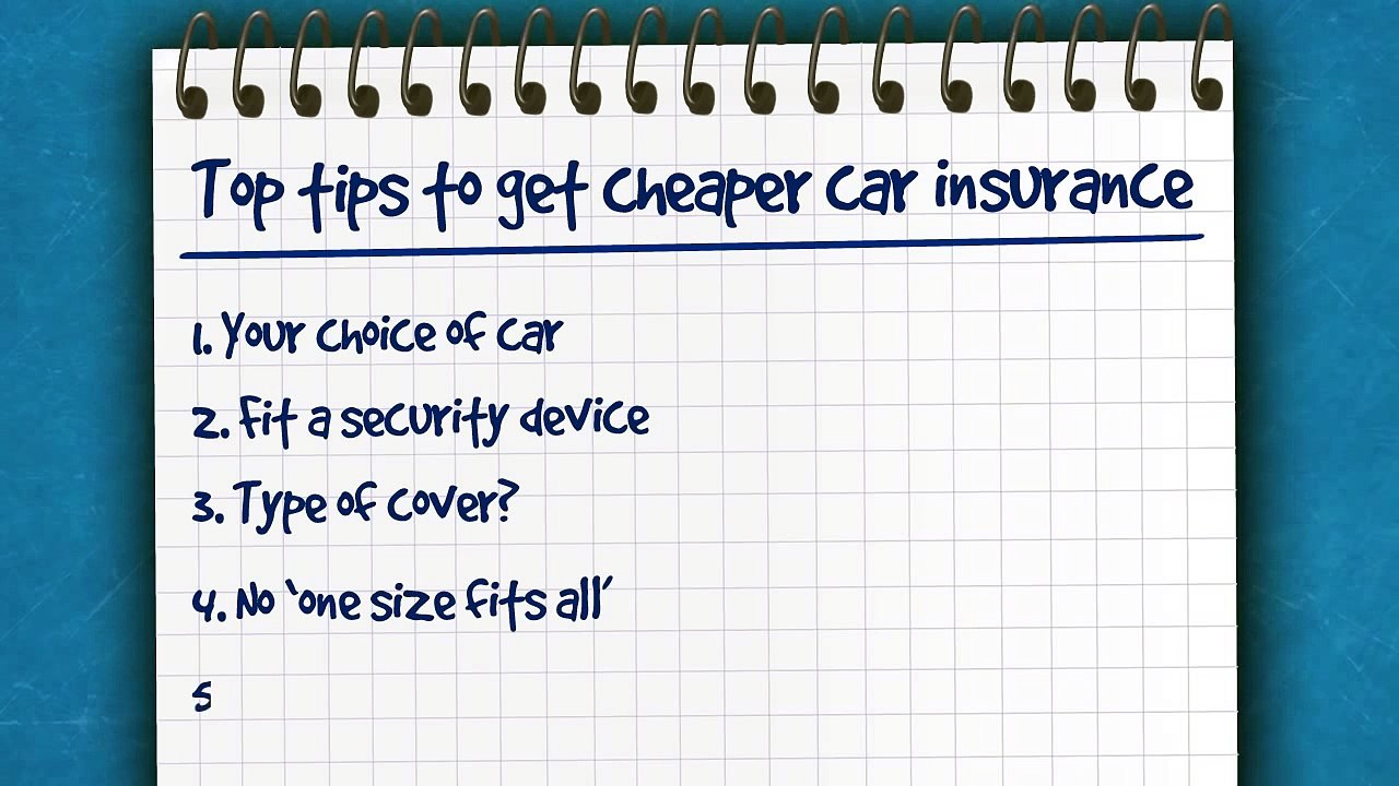 Top tips for getting a cheaper car insurance quote - A Confused.com guide